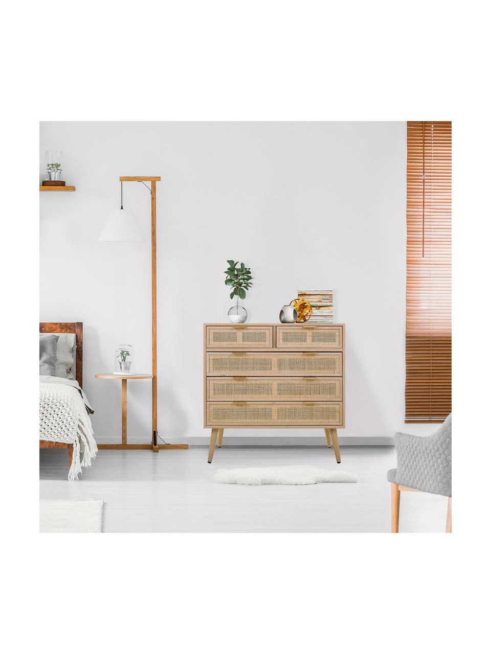 Commode rustique Cayetana, larg. 80 x haut. 81 cmDisponibilité limitée 5 Commode rustique Cayetana, larg. 80 x haut. 81 cmDisponibilité limitée – Image 3