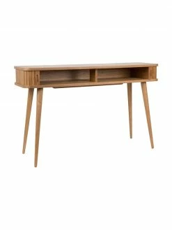 Zuiver Console en bois avec rangement Barbier, larg. 120 x prof. 35 cm -Salle à manger Soldes Console en bois avec rangement Barbier 5