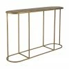 Dutchbone Console métal finition dorée Zodiac, larg. 121 x prof. 31 cm