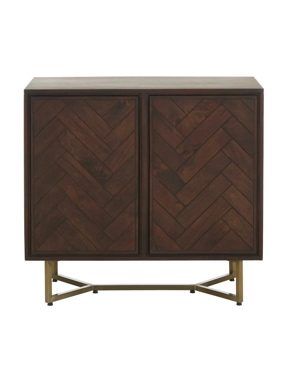 Westwing Collection Enfilade bois massif motif chevrons Luca, larg. 90 x haut. 83 cm 7 Westwing Collection Enfilade bois massif motif chevrons Luca, larg. 90 x haut. 83 cm – Image 5