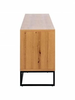 Enfilade plaquée bois de chêne Dalarna, larg. 197 x haut. 76 cm -Salle à manger Soldes Enfilade plaquee bois de chene Dalarna 4