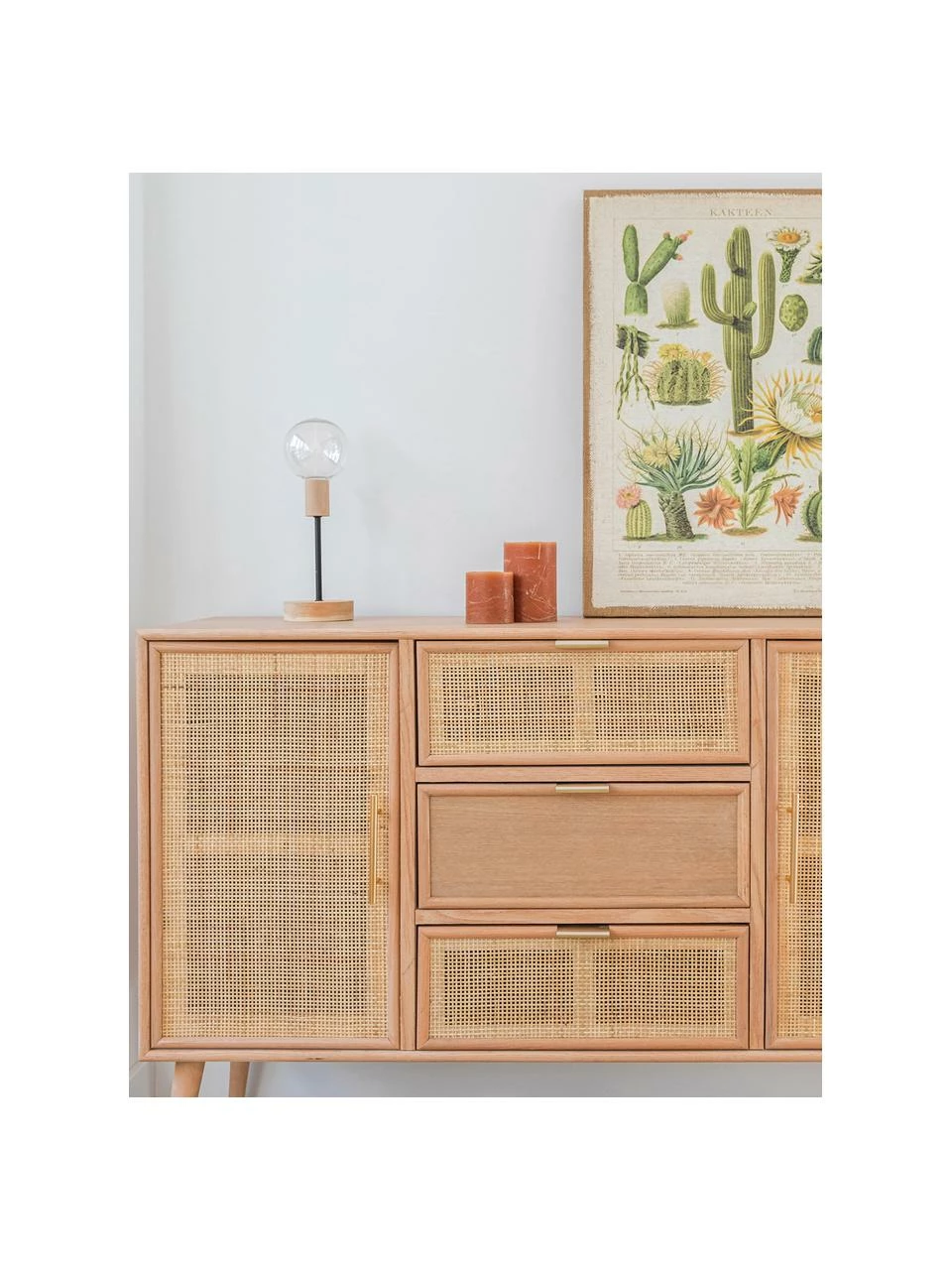 Enfilade rustique Cayetana, larg. 120 x haut. 81 cm 4 Enfilade rustique Cayetana, larg. 120 x haut. 81 cm – Image 2