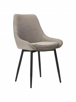 Rowico Ensemble salle à manger Yumi avec chaises noir/beige Sierra, 5 pièces., Lot de différentes tailles -Salle à manger Soldes Ensemble salle a manger Yumi avec chaises noirbeige Sierra 5 pieces 4