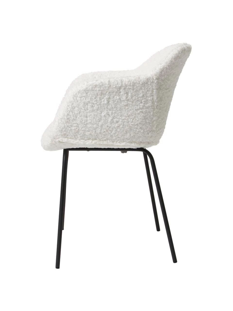 Westwing Collection Petite chaise à accoudoirs tissu peluche avec pieds en métal Fiji, larg. 58 x haut. 81 cm 8 Westwing Collection Petite chaise à accoudoirs tissu peluche avec pieds en métal Fiji, larg. 58 x haut. 81 cm – Image 6