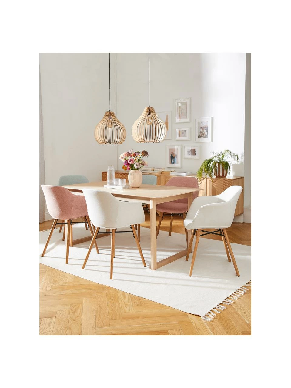 Westwing Collection Petite chaise scandinave Fiji, larg. 59 x prof. 55 cm 4 Westwing Collection Petite chaise scandinave Fiji, larg. 59 x prof. 55 cm – Image 2