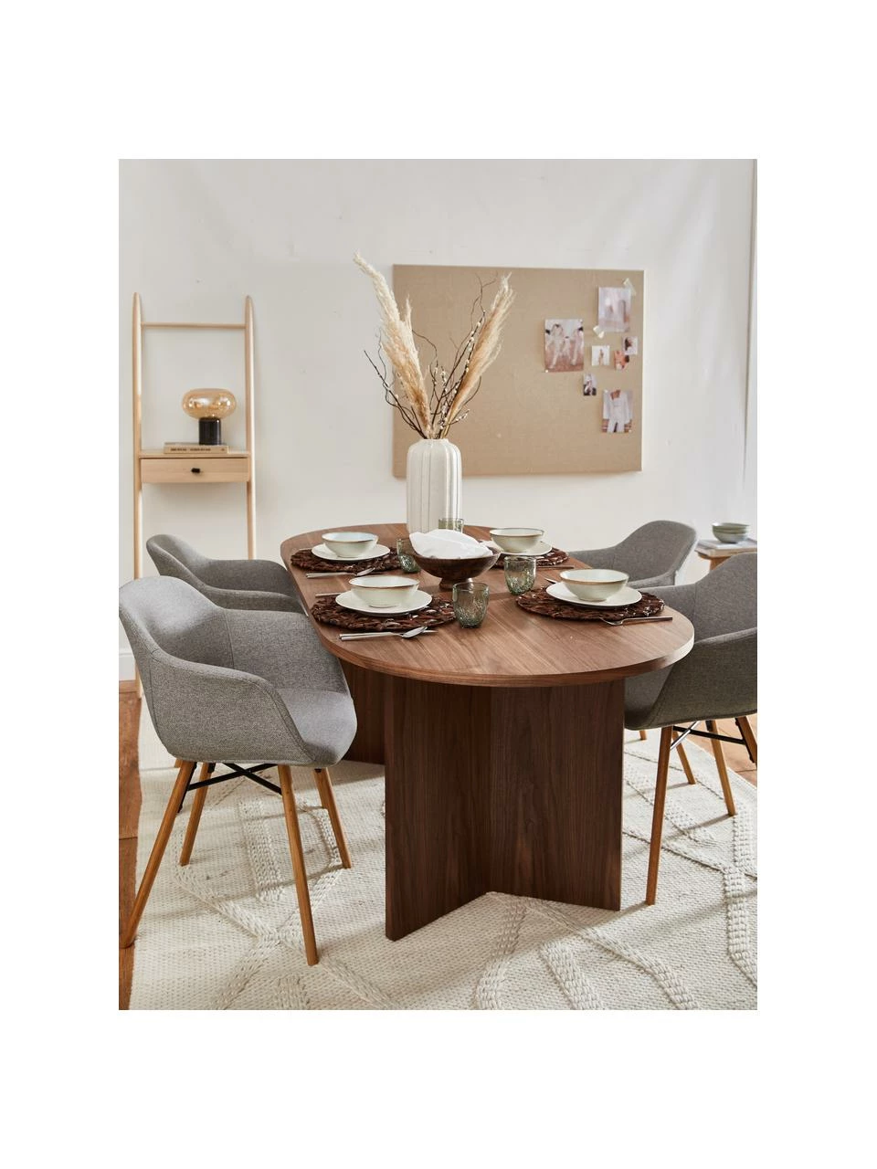 Westwing Collection Petite chaise scandinave Fiji, larg. 59 x prof. 55 cm 4 Westwing Collection Petite chaise scandinave Fiji, larg. 59 x prof. 55 cm – Image 2