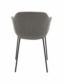 Westwing Collection Petite chaise scandinave gris fonc&eacute; Fiji, larg. 58 x prof. 56 cm -Salle à manger Soldes Petite chaise scandinave gris fonce Fiji 5