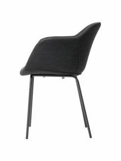 Westwing Collection Petite chaise scandinave noire Fiji, larg. 58 x prof. 56 cm 12 Westwing Collection Petite chaise scandinave noire Fiji, larg. 58 x prof. 56 cm -Salle à manger Soldes Petite chaise scandinave noire Fiji 4