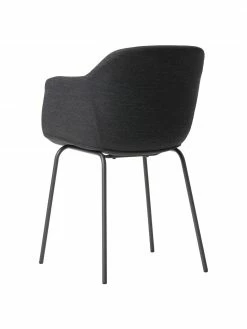 Westwing Collection Petite chaise scandinave noire Fiji, larg. 58 x prof. 56 cm 13 Westwing Collection Petite chaise scandinave noire Fiji, larg. 58 x prof. 56 cm -Salle à manger Soldes Petite chaise scandinave noire Fiji 5