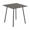 Petite table de balcon carrée Mathis, 75 x 75 cm, larg. 75 x prof. 75 cm -Salle à manger Soldes Petite table de balcon carree Mathis 75 x 75 cm