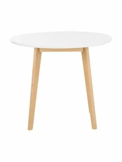 Petite table ronde scandinave Raven, Ø 90 cm, Ø 90 x haut. 76 cm -Salle à manger Soldes Petite table ronde scandinave Raven O 90 cm 4