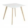 Petite table scandinave Flamy, 80 x 80 cm, larg. 80 x prof. 80 cm