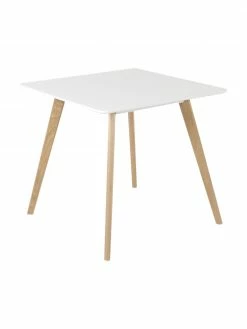 Petite table scandinave Flamy, 80 x 80 cm, larg. 80 x prof. 80 cm -Salle à manger Soldes Petite table scandinave Flamy 80 x 80 cm 2