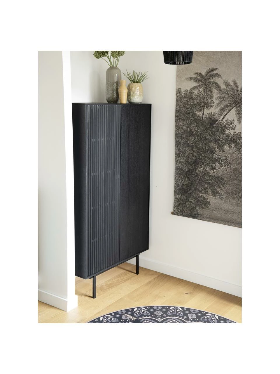 Rangement à façade nervurée Mojo, larg. 80 x haut. 150 cm 4 Rangement à façade nervurée Mojo, larg. 80 x haut. 150 cm – Image 2