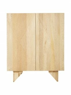 Westwing Collection Rangement bois massif Louis, larg. 100 x haut. 120 cm -Salle à manger Soldes Rangement bois massif Louis 3