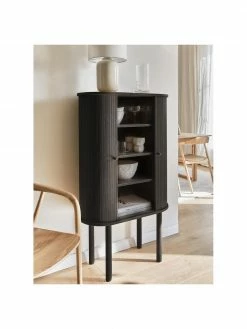 Westwing Collection Rangement moderne Calary, larg. 75 x haut. 130 cm -Salle à manger Soldes Rangement moderne Calary 1