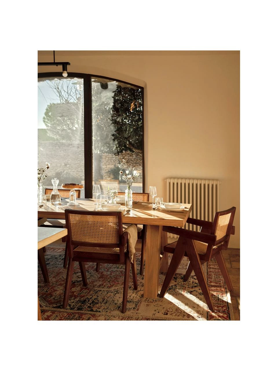 Westwing Collection Table à manger bois de chêne massif Ashton, différente tailles, larg. 200 x prof. 100 cm 5 Westwing Collection Table à manger bois de chêne massif Ashton, différente tailles, larg. 200 x prof. 100 cm – Image 3