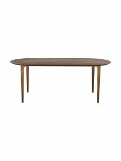 Westwing Collection Table à manger ovale bois de manguier massif Archie, 200 x 100, larg. 200 x prof. 100 cm -Salle à manger Soldes Table a manger ovale bois de manguier massif Archie 200 x 100 4