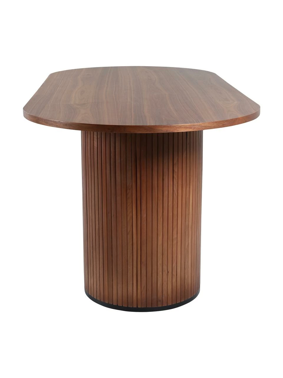 Table à manger ovale teinte noyer Bianca, 200 x 90 cm, larg. 200 x prof. 90 cmDisponibilité limitée 8 Table à manger ovale teinte noyer Bianca, 200 x 90 cm, larg. 200 x prof. 90 cmDisponibilité limitée – Image 6