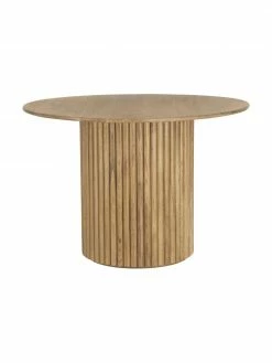 Table à manger ronde bois Janina, Ø 110 cm, Ø 110 x haut. 75 cmDisponibilité limitée