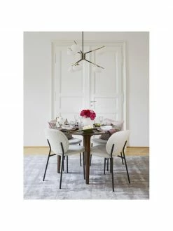 Westwing Collection Table à manger ronde bois de manguier massif Archie, Ø 110, Ø 110 x haut. 75 cm -Salle à manger Soldes Table a manger ronde bois de manguier massif Archie O 110 2