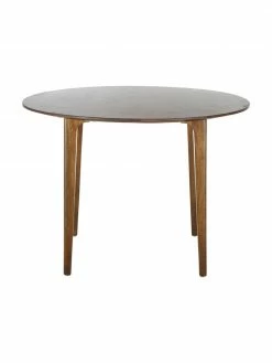 Westwing Collection Table à manger ronde bois de manguier massif Archie, Ø 110, Ø 110 x haut. 75 cm -Salle à manger Soldes Table a manger ronde bois de manguier massif Archie O 110 4