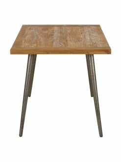 Table avec plateau en bois Kapal, différentes tailles, larg. 140 x prof. 80 cm -Salle à manger Soldes Table avec plateau en bois Kapal differentes tailles 5