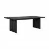 Rowico Table bois de frêne noir Emmett, 240 x 95 cm, larg. 240 x prof. 95 cm -Salle à manger Soldes Table bois de frene noir Emmett 240 x 95 cm