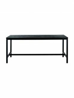 Westwing Collection Table bois de manguier massif Raw, 180 x 90 cm, larg. 180 x prof. 90 cm -Salle à manger Soldes Table bois de manguier massif Raw 180 x 90 cm 4