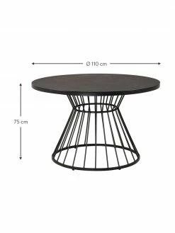 Table de jardin ronde Tropea, Ø 110 cm, Ø 110 x haut. 75 cm -Salle à manger Soldes Table de jardin ronde Tropea O 110 cm 2