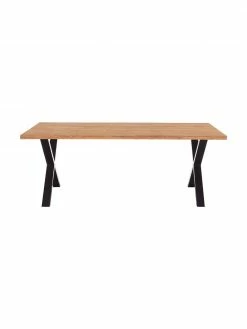 Table en bois massif Montpellier, 200 x 95 cm, larg. 200 x prof. 95 cmDisponibilité limitée -Salle à manger Soldes Table en bois massif Montpellier 200 x 95 cm 9