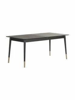Rowico Table extensible Fenwood, 180 - 260 x 90 cm, larg. de 180 à 260 x prof. 90 cm