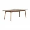 Table extensible bois Montreux, 180 - 220 x 90 cm, larg. de 180 à 220 x prof. 90 cm