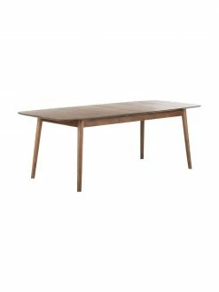 Table extensible bois Montreux, 180 - 220 x 90 cm, larg. de 180 à 220 x prof. 90 cm