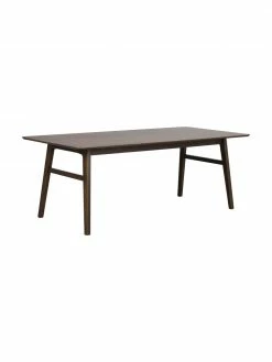 Rowico Table extensible bois de chêne Nagano, 205 - 255 x 95 cm, larg. 205 x prof. 95 cm