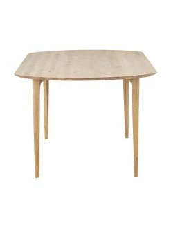 Westwing Collection Table ovale bois de chêne massif Archie, 200 x 100 cm, larg. 200 x prof. 100 cm -Salle à manger Soldes Table ovale bois de chene massif Archie 200 x 100 cm 5