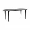 Westwing Collection Table ovale manguier noir Archie, 200 x 100 cm, larg. 200 x prof. 100 cm -Salle à manger Soldes Table ovale manguier noir Archie 200 x 100 cm