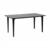 Westwing Collection Table ovale manguier noir Archie, de différentes tailles, larg. 160 x prof. 90 cm