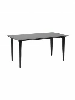 Westwing Collection Table ovale manguier noir Archie, de différentes tailles, larg. 160 x prof. 90 cm