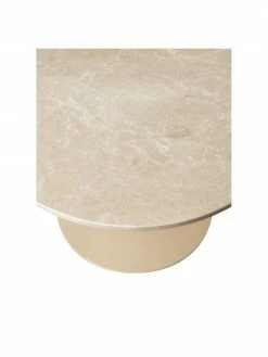 Westwing Collection Table ovale marbre Miley, 120 x 90 cm, larg. 120 x prof. 90 cm -Salle à manger Soldes Table ovale marbre Miley 120 x 90 cm 5