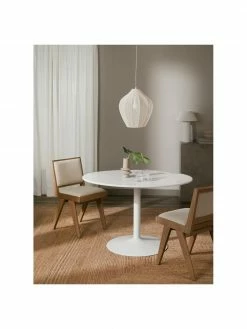 Westwing Collection Table ovale marbre Miley, 120 x 90 cm, larg. 120 x prof. 90 cm -Salle à manger Soldes Table ovale marbre Miley 120 x 90 cm 9