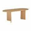 Westwing Collection Table ovale plaqué frêne Joni, 200 x 90 cm, larg. 200 x prof. 90 cm 1 Westwing Collection Table ovale plaqué frêne Joni, 200 x 90 cm, larg. 200 x prof. 90 cm -Salle à manger Soldes Table ovale plaque frene Joni 200 x 90 cm