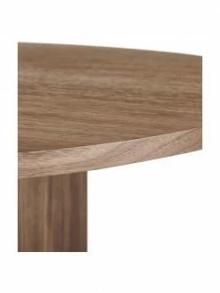 Westwing Collection Table ovale plaqu&eacute; noyer Joni, 200 x 90&nbsp;cm, larg. 200 x prof. 90 cm -Salle à manger Soldes Table ovale plaque noyer Joni 200 x 90 cm 5