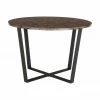 Table ronde aspect marbre Amble, Ø 110 cm, Ø 110 x haut. 75 cm -Salle à manger Soldes Table ronde aspect marbre Amble O 110 cm
