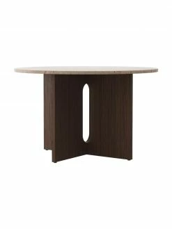 Menu Table ronde avec plateau de grès Androgyne, Ø 120 cm, Ø 120 x haut. 73 cm
