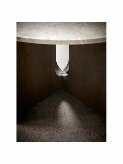 Menu Table ronde avec plateau de grès Androgyne, Ø 120 cm, Ø 120 x haut. 73 cm -Salle à manger Soldes Table ronde avec plateau de gres Androgyne O 120 cm 5