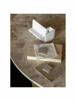 Menu Table ronde avec plateau de grès Androgyne, Ø 120 cm, Ø 120 x haut. 73 cm -Salle à manger Soldes Table ronde avec plateau de gres Androgyne O 120 cm 8