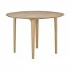 Westwing Collection Table ronde bois de chêne massif Archie, Ø 110, Ø 110 x haut. 76 cm