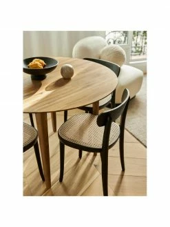 Westwing Collection Table ronde bois de chêne massif Archie, Ø 110, Ø 110 x haut. 76 cm -Salle à manger Soldes Table ronde bois de chene massif Archie O 110 2