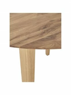 Westwing Collection Table ronde bois de chêne massif Archie, Ø 110, Ø 110 x haut. 76 cm -Salle à manger Soldes Table ronde bois de chene massif Archie O 110 5